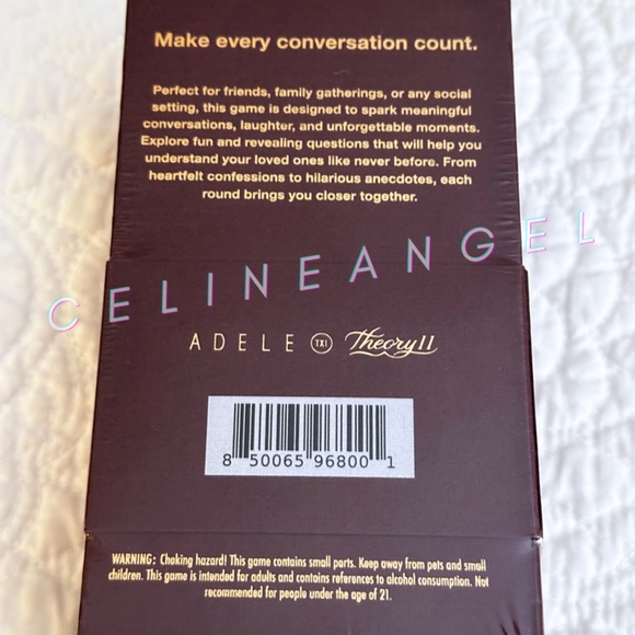 Official Weekends with Adele Love is a Game Conversation Cards Las Vegas - Picture 3 of 5